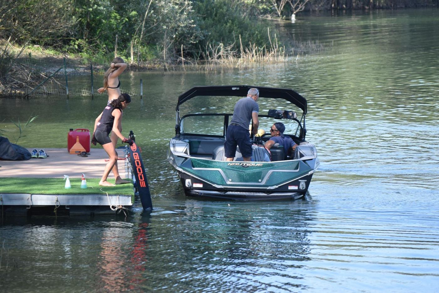 On the water at Waterski Torino