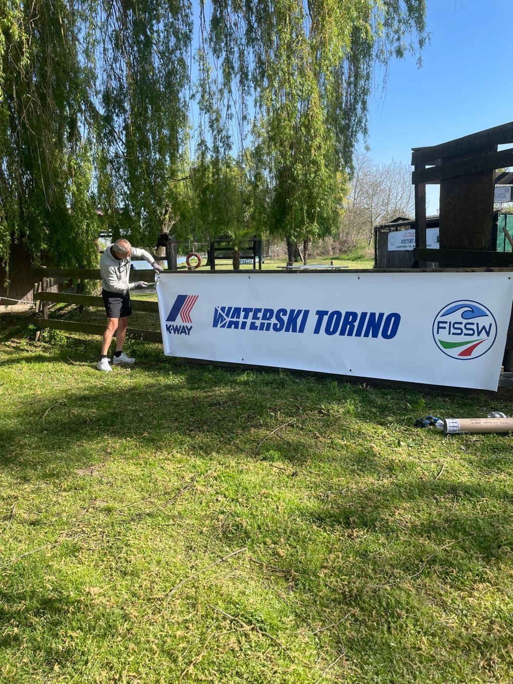 The Waterski Torino lake in Moncalieri